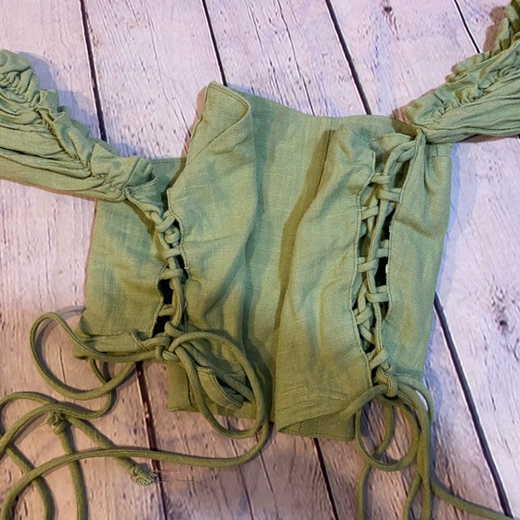 Green skirt set SHEIN M/S - Picture 4 of 6